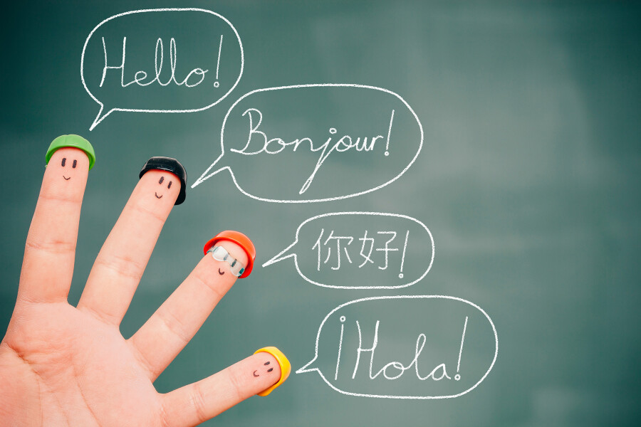 multilingual hand