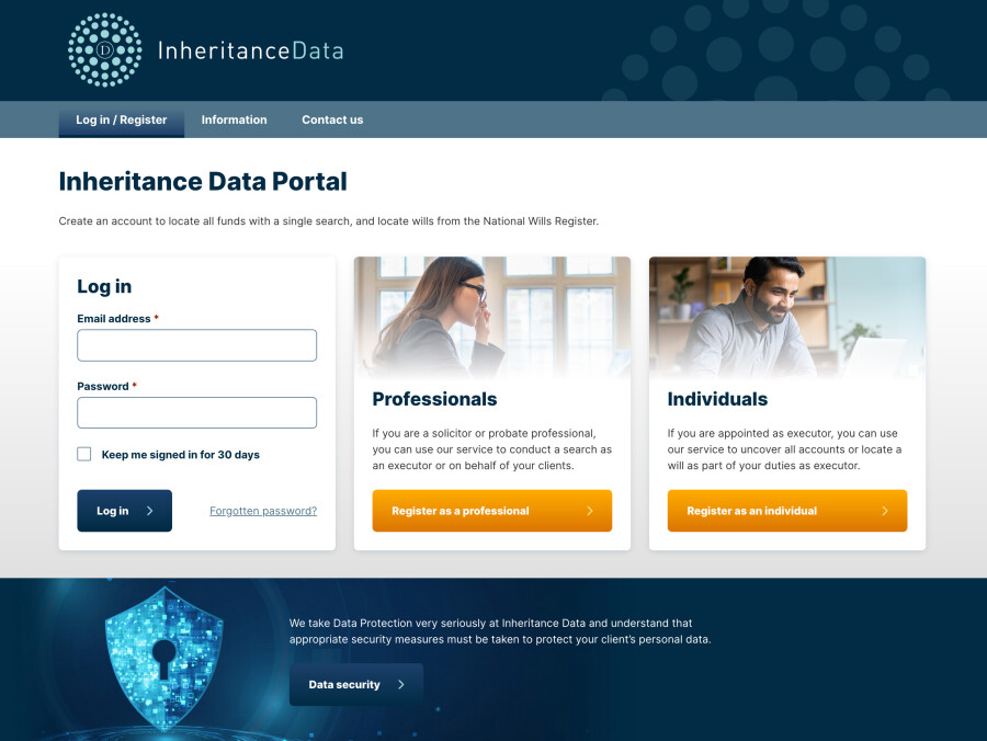 Inheritance Data Portal
